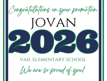 Load image into Gallery viewer, 2026 Promotion Sign No Photo