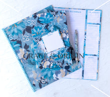 Load image into Gallery viewer, Blue Floral Stationary
