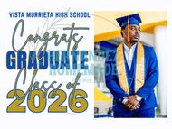 2026 Graduation Signs w/ Photo