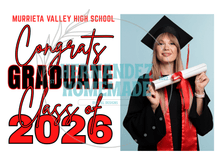 Load image into Gallery viewer, 2026 Graduation Signs w/ Photo
