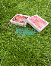 Load image into Gallery viewer, 3D Printed Mini Binder Keychain
