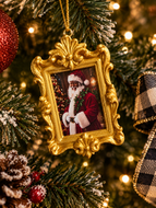 Black Santa Ornament